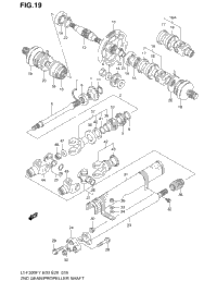 Secondary Gear - Propeller Shaft