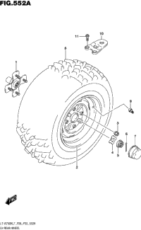 Lh Rear Wheel