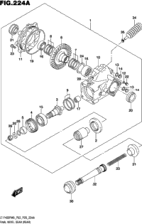 Final Bevel Gear (Rear)