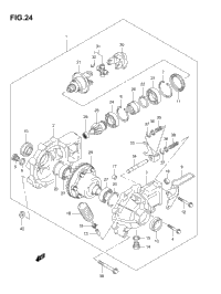 Final Bevel Gear (Front)(Model K3/K4,%F.No.5Saak46k3x102000)