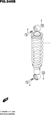 Rear Shock Absorber (Lt-A500xpm1 P17)