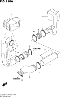Belt Cooling Duct