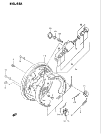 Front Wheel Brake (Model M/N/P/R/S/T)