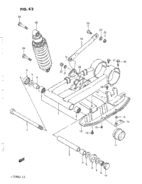 Rear Swinging Arm (Model F/G)