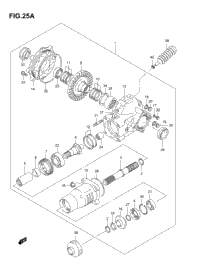 Final Bevel Gear (Rear)(Model K4/K5/K6/K7)