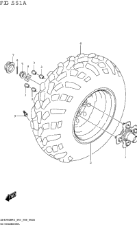 Rh Rear Wheel (Lt-A750x)