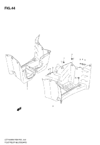 Footrest Mudguard