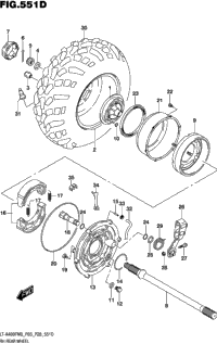 Rh Rear Wheel (Lt-A400fzm0 P28)