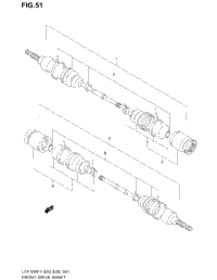 Front Drive Shaft (Model X/Y)