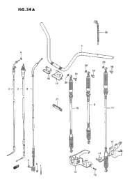 Handlebar - Cable (Model L/M/N/P/R/S/T)