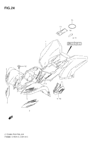 Frame Center Cover (Model K6/K7)