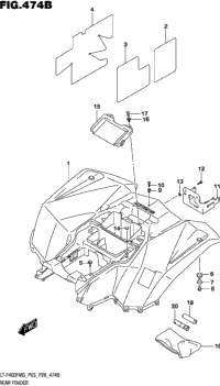 Rear Fender (Lt-F400fm0 P28)