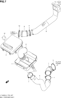 Belt Cooling Duct