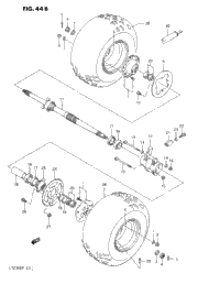 Rear Wheel (Model L/M/N/P)