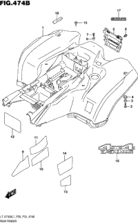 Rear Fender (Lt-A750xl7 P33)