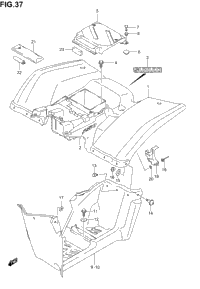 Rear Fender (Model K2/K3/K4)