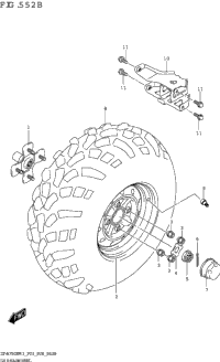 Lh Rear Wheel (Lt-A750xp)