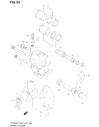 Front Caliper (Model W/X)