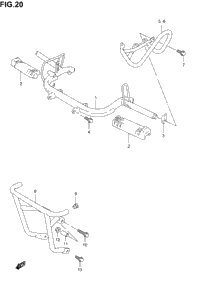 Footrest (Model K2/K3/K4/K5/K6 P3)