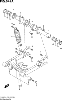 Rear Swingingarm (Lt-F400fl6 P28)