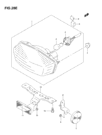 Rear Combination (Model K5/K6/K7 E28)