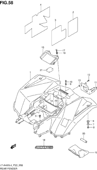 Rear Fender (Lt-A400zl4 P33)