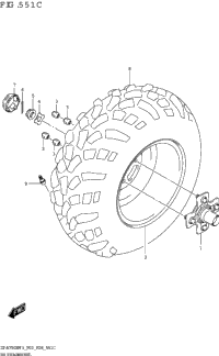Rh Rear Wheel (Lt-A750xpz)