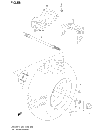 Left Rear Wheel (Model W/X)