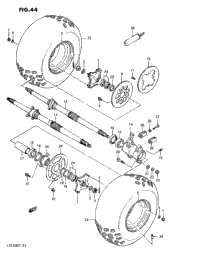 Rear Wheel (Model H)