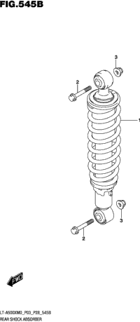 Rear Shock Absorber (Lt-A500xm0 P28)