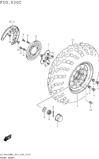 Front Wheel (Lt-A500xpm3 P33)