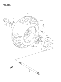 Right Rear Wheel (Model K6/K7)