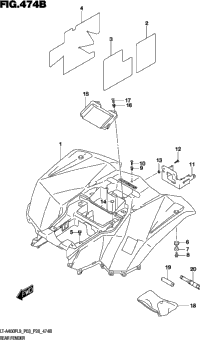 Rear Fender (Lt-A400fl9 P28)