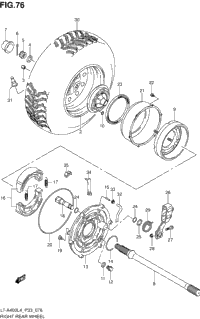 Right Rear Wheel (Lt-A400l4 P33)
