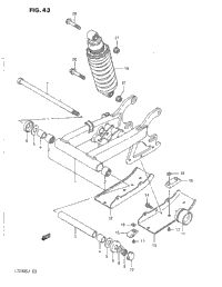 Rear Swinging Arm (Model H/J)