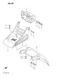 Headlamp Housing - Front Fender (Model F)