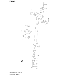 Steering Shaft (Model W/X)