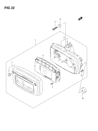 Speedometer (%F.No.5Saap41a 67110000)