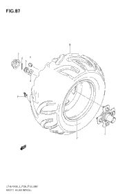 Right Rear Wheel (Lt-A750xl3 E28)