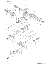 Secondary Gear - Propeller Shaft