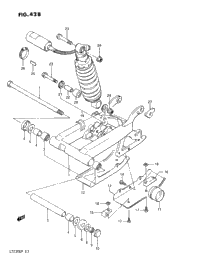 Rear Swinging Arm (Model M/N/P)