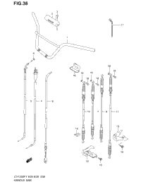 Handlebar - Cable (Model X/Y)