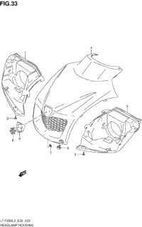 Headlamp Housing