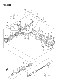 Final Bevel Gear (Rear)(Model K7)
