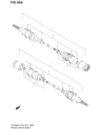 Front Drive Shaft (Model K1/K2)