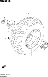 Rh Rear Wheel (Lt-A500xpm1 P17)