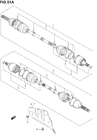 Front Drive Shaft (Model K5)
