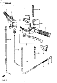 Handle Switch - Control Cable (Model E)