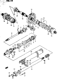 Secondary Gear - Propeller Shaft