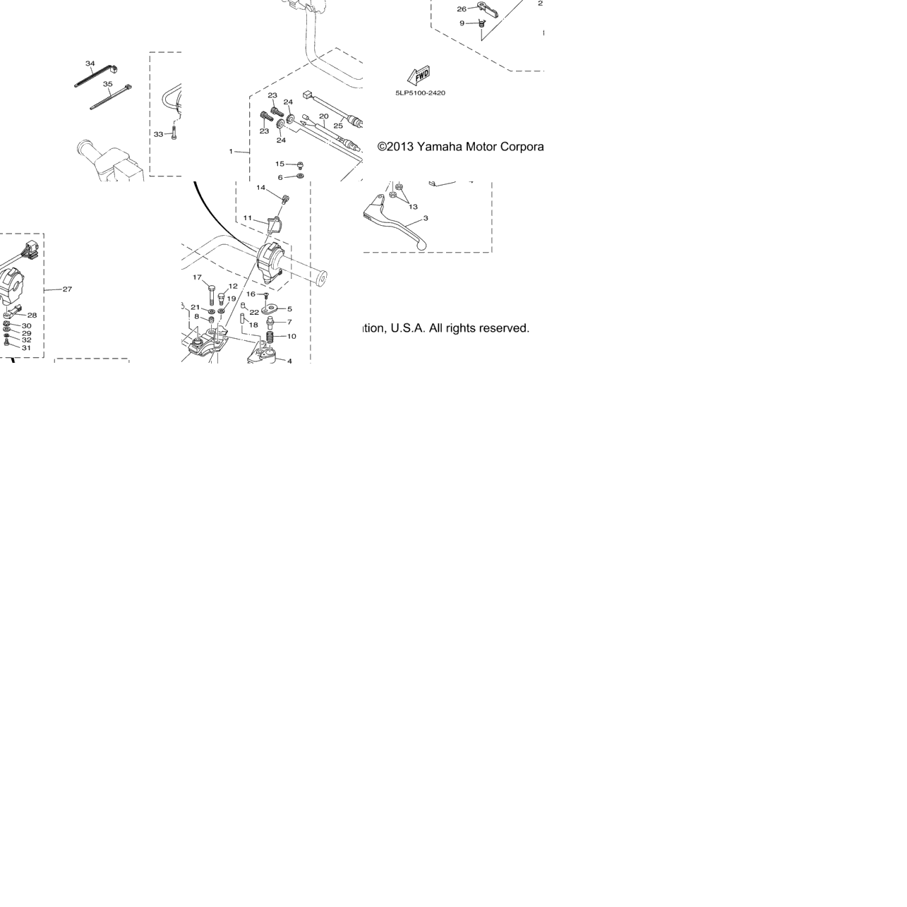 Handle Switch Lever